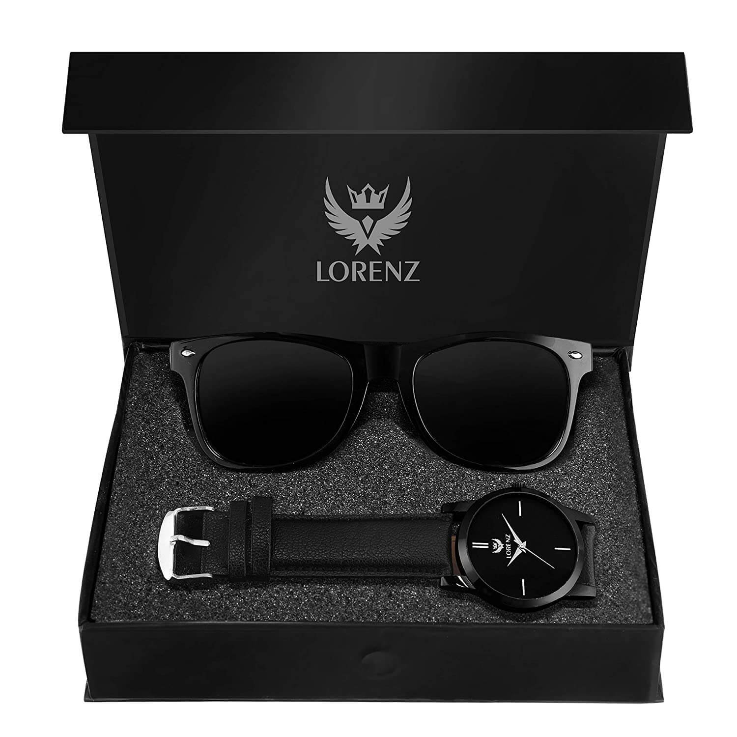 https://shoppingyatra.com/product_images/Lorenz Analogue Black Dial Men's Watch & Wayfarer Sunglasses Combo for Men1.jpg